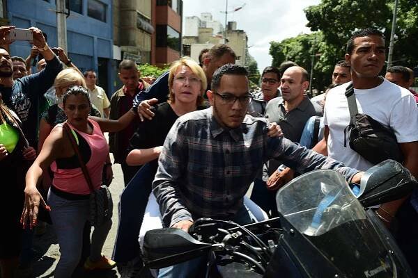 Venezuela’s Ousted Attorney General Retreats on a Motorbike