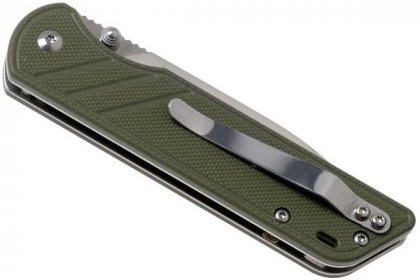QSP Knife Parrot, Satin D2 Blade, Green G10 Handle QS102-B - Kapesní nože | KNIFESTOCK