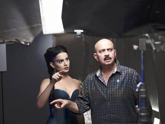 Kangana Ranaut, Rakesh Roshan - Krrish 3 - Z natáčení