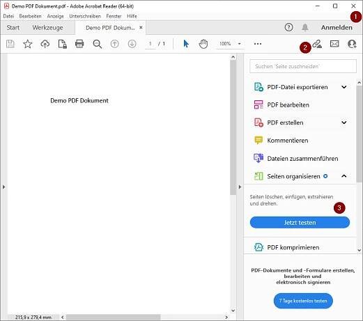 Adobe Acrobat Reader Werkzeugleiste & Cloud Funktionen deaktivieren – Gunnar Haslinger