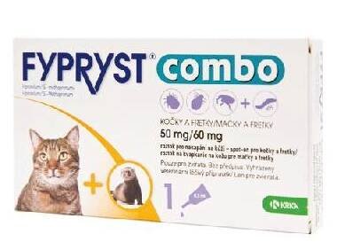 Fypryst Combo Spot-on 50 / 60 mg pro kočky a fretky 1 x 0,5 ml