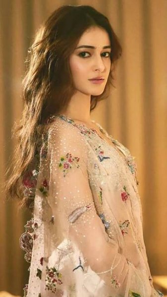 Ananya Panday is a vision to behold in a versatile floral-embellished sheer saree