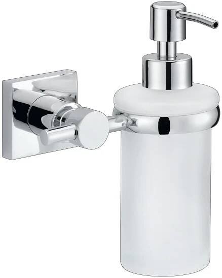 tesa Nástěnný dávkovač mýdla Huuk, chrom, 200 ml