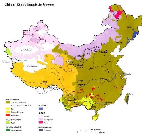 List of ethnic groups in China - Wikipedia