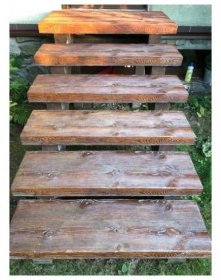 Betonová schodovka DEKOR dřevo
