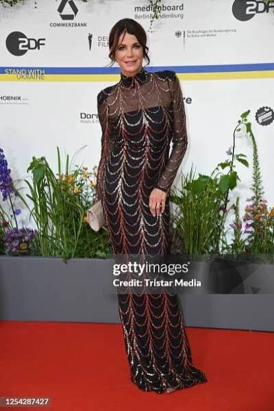 Gerit Kling attends the Lola - German Film Award 2023 - red carpet arrivals at Theater am Potsdamer Platz on May 12, 2023 in Berlin, Germany.
