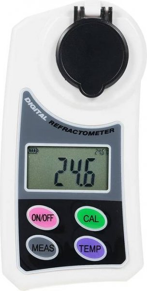 EMSZ-J LCD digitální Brix refraktometr, ruční přenosný refraktometr na med, detektor koncentrace cukru, automatická teplotní kompenzace, Brix refraktometr, rozsah 0šC55 %, přesnost ¡À 0,5 Brix