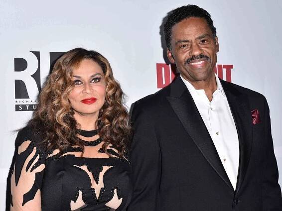 Tina Knowles and actor Richard Lawson attend the grand opening of WACO Theater Center