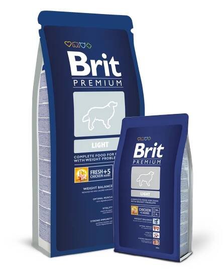 Brit Premium Dog Light, 15 kg