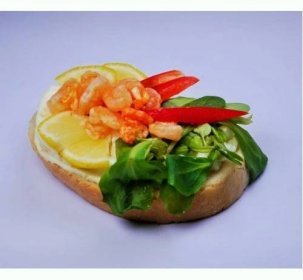 Chlebíček krevetový - Gastro u Moniky
