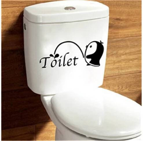 Samolepka na WC - Toilet Tučňák