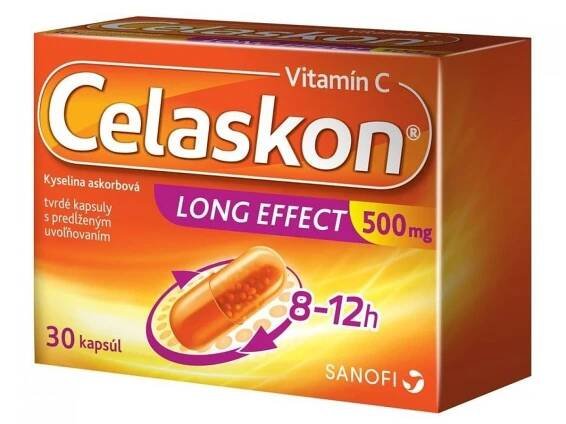 Celaskon Long Effect Vitamin C cps.pld.30 x 500 mg