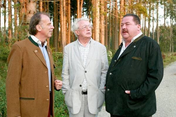 Poldové z Rosenheimu - Bis dass der Tod sie scheidet - Z filmu - Wolfgang Fierek, Dieter Thomas Heck, Joseph Hannesschläger