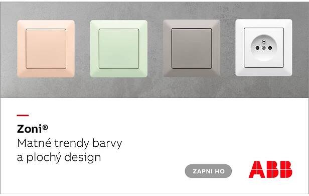 Nová designová řada ABB Zoni