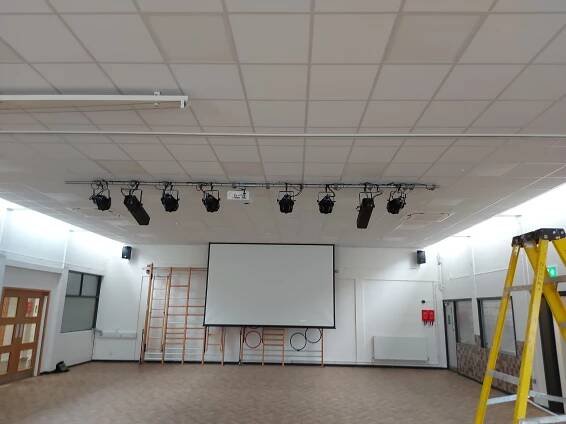 Cardinal Newman School Hall AV Installation - Signalman AV