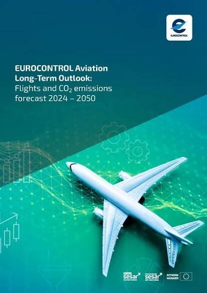 EUROCONTROL Aviation Long-Term Outlook: Flights and CO₂ emissions forecast 2024 - 2050 - cover