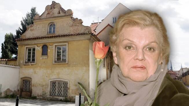 Herečka Slávka Budínová žila ve vile na pražské Kampě. Dnes je tam muzeum slivovice