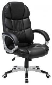 SONGMICS Kancelářská židle s vysokým opěradlem OBG24B