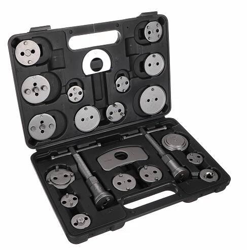 SIXTOL Stlačovák brzdových pístů Mechanic Brake Set Black 22, sada 22 ks