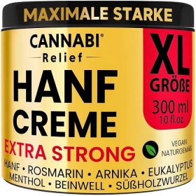 Cannabi Relief, Hemp cream, Extra strong, 300 ml
