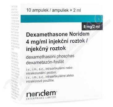 Dexamethasone Noridem 4mg/ml inj.sol.10x2ml