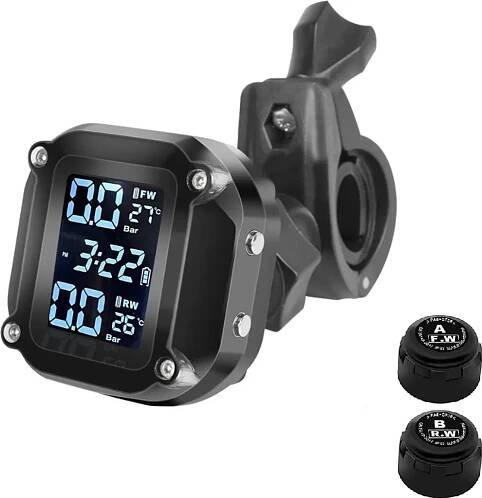 TPMS bluetooth externí snímače tlaku v motopneu