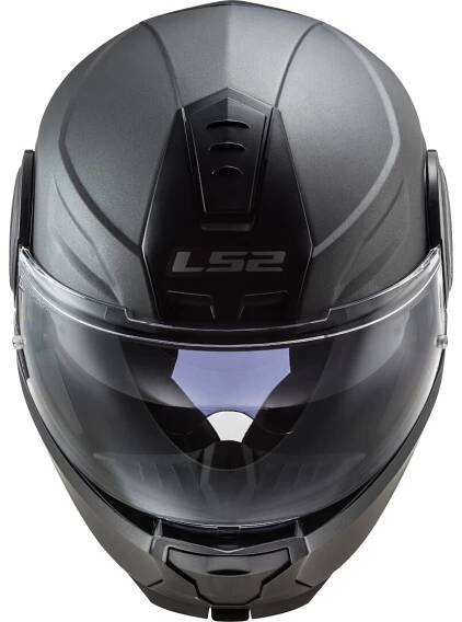 Vyklápěcí přilba na motorku LS2 FF902 Scope Solid titanová matná