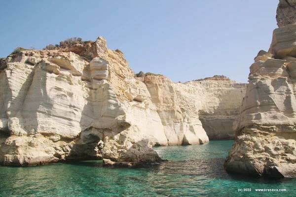 Kleftiko - ostrov Milos