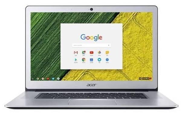 Notebook Acer Chromebook 15 stříbrný Návod k obsluze