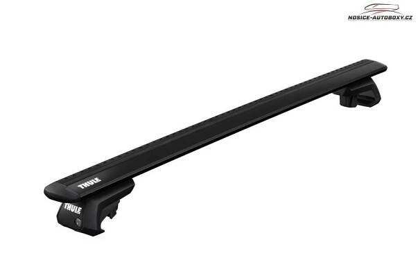 Příčníky Thule Volkswagen Sharan II 2010-2023 s podélníky, Evo WingBar černé
