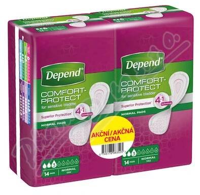 Depend Normal inkont.vložky ženy Duopack 2x14ks