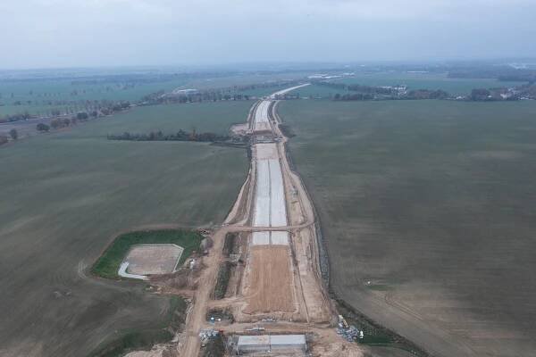 Zdjęcia lotnicze » Budowa drogi S6 odc. Słupsk – DK6 (Bożepole Wielkie). obwodnica lodzi; stecol;