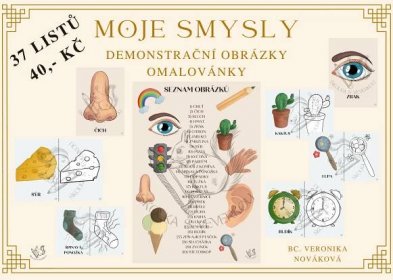MOJE SMYSLY - demonstrační obrázky + omalovánky - Nezařazené k předmětu | UčiteléUčitelům.cz