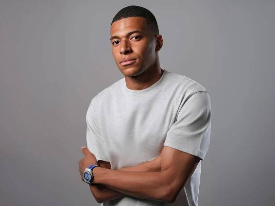 Kylian Mbappé’s New Blue Watch Might Just Help Him Win the Champions League