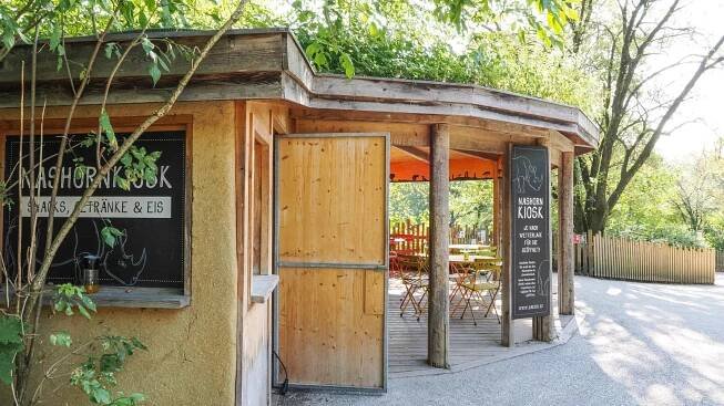 Nashornkiosk | © Zoo Salzburg/Angelika Köppl