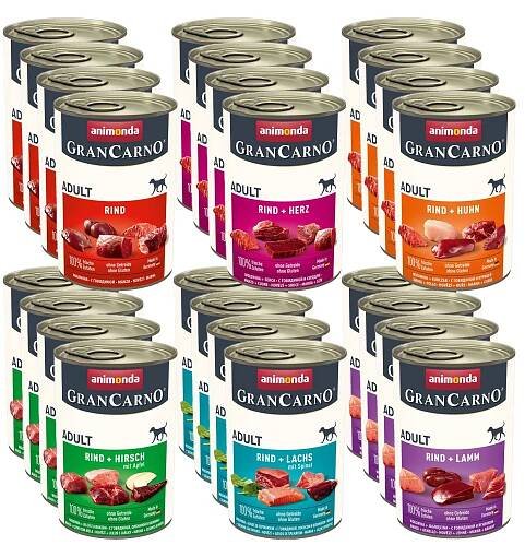 Animonda PES GranCarno Adult 400g SET 20+4 BONUS
