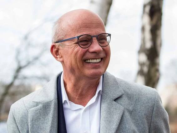 Kandidát na prezidenta Michal Horáček při návštěvě v Jablonci nad Nisou.