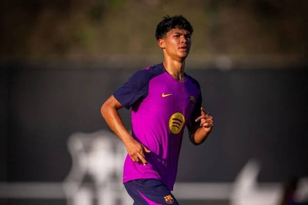 Barcelona youngster Pedro Fernández also known as Dro.