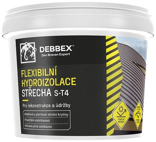 Den Braven Debbex flexibilní hydroizolace střecha S-T4 šedá 12 kg od 1 219 Kč