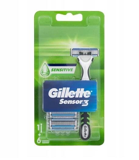Gillette Sensor3 Sensitive Holicí strojek + 5 náplní