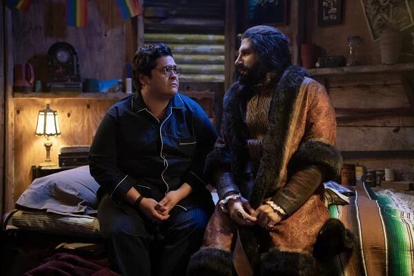 Harvey Guillén and Kayvan Novak in 'What We Do in the Shadows' - Season 6, Episode 3