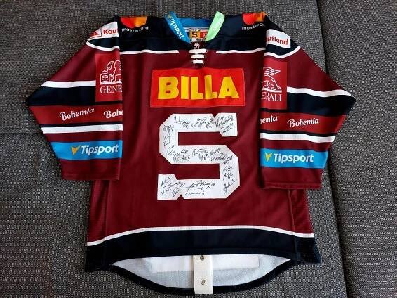 HC SPARTA PRAHA  - DANIEL PŘIBYL  - ORIGINÁL DRES - Vybavení na hokej