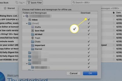 Jak přistupovat k doručené poště IMAP offline v Mozilla Thunderbird 4