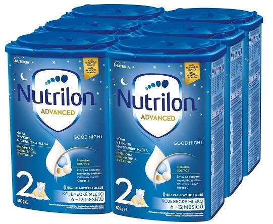 Nutrilon Advanced 2 Good Night 6x800 g