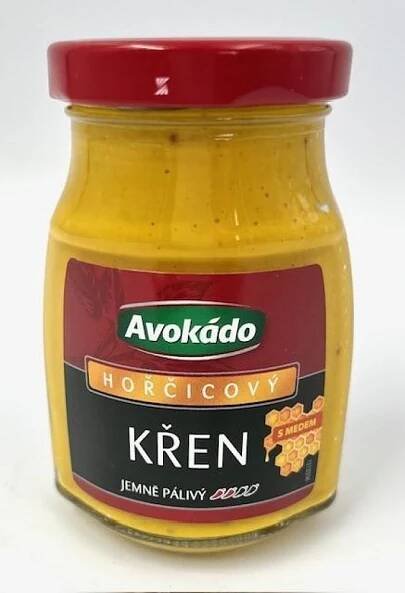 Avokádo Křen hořčicový s medem 175 g