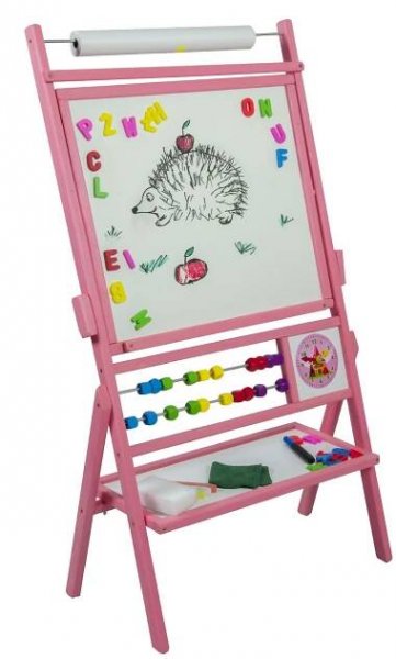 Dětská magnetická tabule růžová