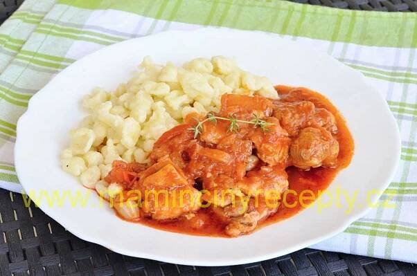 Kuřecí perkelt – Maminčiny recepty