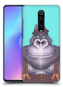 Pouzdro na mobil Xiaomi Mi 9T PRO - HEAD CASE - vzor Kreslená zvířátka gorila