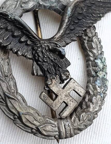 Flugzeugführerabzeichen der Luftwaffe - Pilotní odznak - C.E. Juncker | Aukro