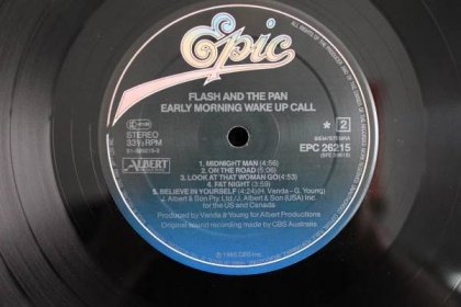 Flash And The Pan – Early Morning Wake Up Call LP 1985 vinyl NL 1.pres - Hudba